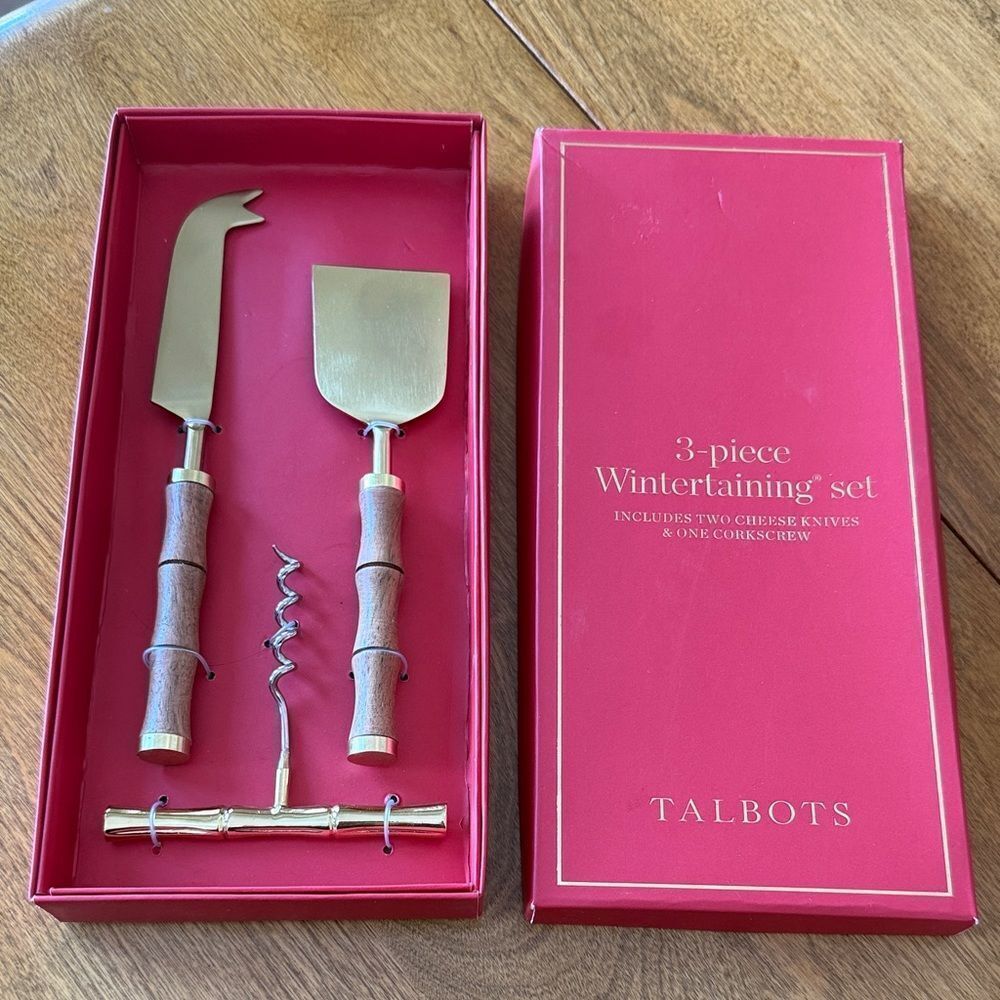 NEW Talbots 3-piece Wintertaining Set